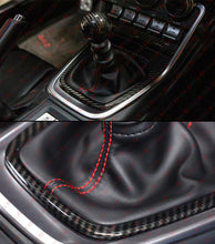 For 2022-2025 Subaru BRZ Toyota GR86 Carbon Fiber Gear Console Panel Trim Cover