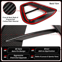 For 2025-2026 Audi S5 B10 Full Carbon Fiber Front Bumper Air Duct Vent Cover Trim