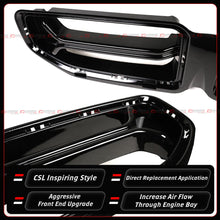 For 2023-2026 BMW G87 M2 CSL Style Gloss Black Front Upper Nose Kidney Grill Grille