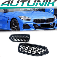 Diamond Style Gloss Black Front Grill Grille for BMW G29 Z4 2019-2023