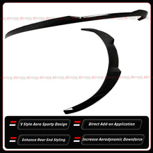 For 2025-2026 Tesla Model Y Juniper V Style Aero Gloss Black Rear Trunk Spoiler