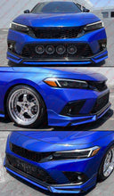 Matte Black Front Bumper Lower Grille Radiator For 2022-2024 Honda Civic Sedan & Hatchback