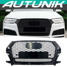 Front Grille Black Honeycomb Grill for Audi Q3 8U SQ3 2015-2018 fg298