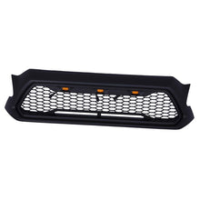 For 2012-2015 Toyota Tacoma Front Grille Bumper Grill W/ LED lights Matte Black