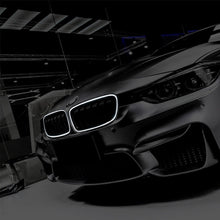 Gloss Black Front Kidney Grille Upper Radiator w/ LED Lights For 2013-2018 BMW 3 Series F30 320i 328i 335i Sedan