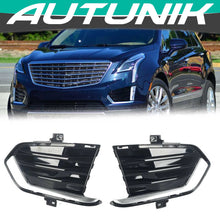 Front Bumper Fog Light Cover Bezels For Cadillac XT5 2017-2019