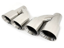 UNIVERSAL 70mm Inlet Chrome Exhaust Tips for Audi Mercedes BMW