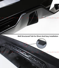 Glossy Black M Performance Style Rear Bumper Diffuser For 2017-2023 BMW G30 M550i