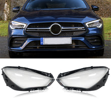 For 2019-2022 Mercedes-Benz CLA W118 C118 PRE-LCI Pair Front Headlight Headlamp Lens Covers