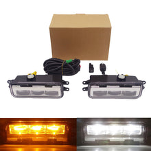 Amber+White LED Fog Lights Driving Lamps For 2022-2024 Toyota Tundra / Tacoma 2023-2025