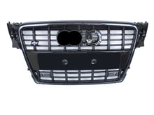 S4 Style Gloss Black Front Hood Grill For AUDI A4 B8 S4 2009-2011-2012 fg224