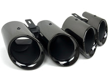 Black Exhaust Tips For 2017-2023 Porsche Panamera 971 Base Muffler Pipe