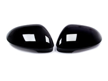 Gloss Black Mirror Cover Caps Replacement For VW Golf 8 MK8 2021-2024