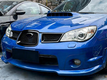 3pcs For Subaru Impreza WRX STI 2006-2007 Glossy Black Front Bumper Upper Grille