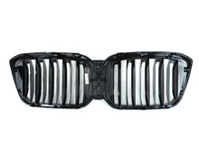 Front Bumper Grill Black Dual Slats Fit 2022-2024 BMW X3 G01 2022-2025 X4 G02 LCI