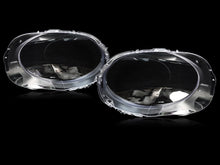 Pair Front Headlight Lens Cover+Glue Clear For BMW Mini F56 2014-2018