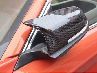 Real Carbon Fiber Side Mirror Cover Caps Replacement For BMW F20 F21 F22 F30 F32 F36 bm72