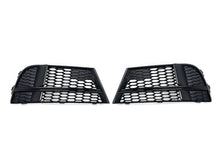 Black Front Fog Light Grill Cover for Audi A3 8V Non-Sline 2017-2020