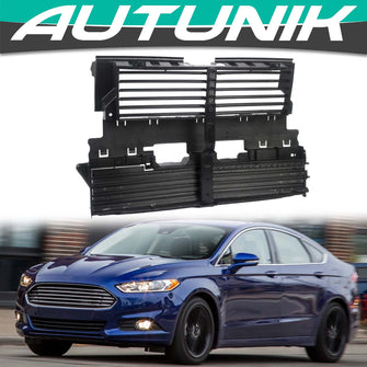 Black Front Grille Radiator Shutter for 2013-2016 Ford Fusion