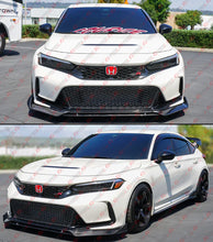For 2023-2025 Civic Type-R FL5 AG V2 Style Carbon Fiber Front Bumper Lip Splitter