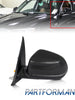 Black Left Driver Side Mirror For BMW X3 F25 2015-2017 Power/Turn Signal/Side View