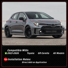 For 2023-2026 Toyota GR Corolla Full Carbon Fiber Rear Bumper Side Vent Trim Garnish