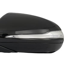 Black Left Driver Side Door Mirror w/ Blind Spot for Mercedes W222 S500 S550 S560 Sedan 2014-2020