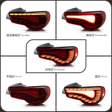 VLAND LED Tail Lights Assembly Turn Signal for Toyota 86 Subaru WRX 2012-2020