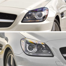 For Mercedes-Benz R172 SLK200 2012-2016 Pair Front Headlight Lens Covers Shell
