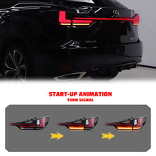 Smoked LED Sequential Tail Lights & Middle Lamp for Lexus RX350 RX450 F Sport 2016-2022