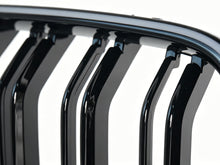 For 2010-2016 BMW 5 Series F10 F11 Front LED Kidney Grille Bumper Upper Grill Gloss Black