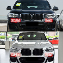 Pair Front Headlight Headlamp Lens Cover For BMW X3 X4 G01 G02  2018-2021 PRE-LCI