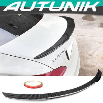 Real Carbon Fiber Trunk Spoiler For Mercedes CLA C117 CLA180 200 250 45 AMG 2013-2019