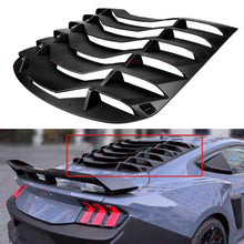 For 2024-2025 Ford Mustang Coupe Matte Black Rear Window Windshield Louver Cover