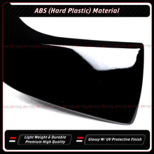 For 2019-2025 BMW X7 G07 M50i M60i Gloss Black Rear Bumper Diffuser Kit + V Style Roof Spoiler