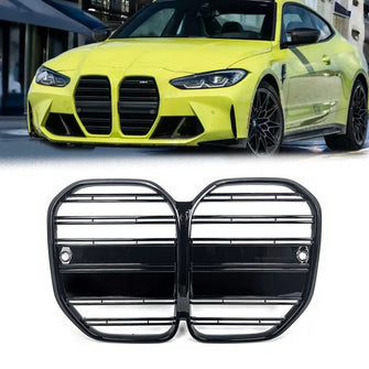 Gloss Black Front Grille Grill Replacement For BMW 4 Series G22 G23 2021-2024 fg354