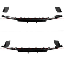 For 2016-2024 Chevy Camaro Gloss Black Shark Fin Rear Bumper Diffuser Replacement