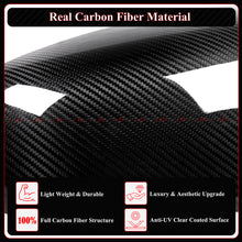 For 2016-2025 Tesla Model X Direct Add-On Full Carbon Fiber M Horn Style Side Mirror Caps Covers