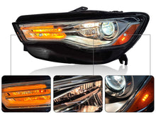 Left Driver Side Xenon/HID Headlight For 2016-2018 Audi A6 S6 Headlamps Non-AFS