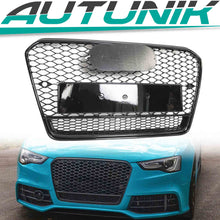 RS5 Style Front Grille Honeycomb Grill for Audi A5 S5 B8.5 2013–2016
