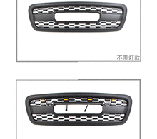 Front Bumper Upper Grille Matt Black for Toyota Sequoia 2001-2005