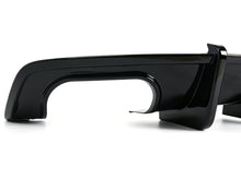 For 2017-2019 Audi A5 S-line S5 B9 Rear Bumper Diffuser Gloss Black w/ LED light
