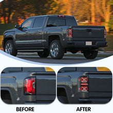 LED Tail Lights Fit 2014-2018 GMC Sierra 1500 2500 3500 Rear Lamps w/Startup Animation