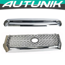 Chrome Front Grille & Hood Bulge Molding Set for Toyota Tundra 2014-2021