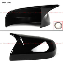 For 2013-2019 Cadillac ATS Sedan & 2020-2025 CT4 M Style Gloss Black Mirror Cover Cap Add-On