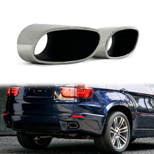 Chrome Exhaust Tips Pipes Replace for BMW X5 E70 2007-2013
