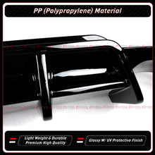 For 2021-2025 Lexus IS300 IS350 CTM V1 Gloss Black Rear Diffuser + Corner Extensions