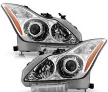 Left+Right For 2008-2015 Infiniti G37/Q60 Coupe Convertible Chrome Projector Headlights w/o Bulbs