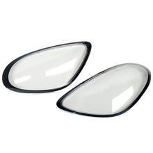 Pair Headlight Clear Lens Cover Cap For Porsche 981 Boxster Cayman 2014-2016