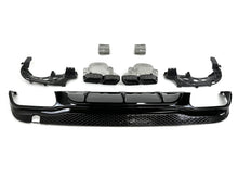 Gloss Black Rear Diffuser w/ Exhaust Tips for Mercedes C207 E250 E400 E500 E550 Coupe/Convertible AMG 2014-2017